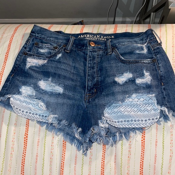 American Eagle Outfitters Pants - AEO vintage high rise festival shorts